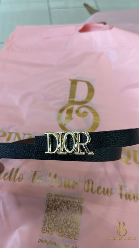 قشاط DIOR - اسود راس ذهبي <br> <span class='text-color-warm'>نفدت الكمية</span>